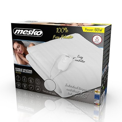 Mesko Electirc heating under-blanket MS 7419 Number of heating levels 4 Num