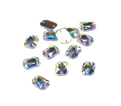 Kamienie do przyszycia opal-prostokąt 6x8mm(10szt)