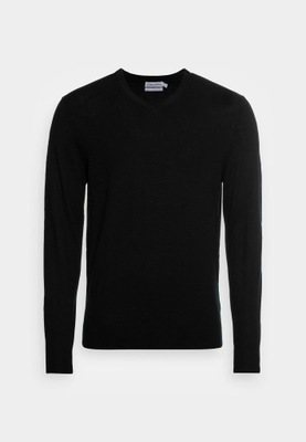 Sweter wełniany męski CALVIN KLEIN czarny 5XL