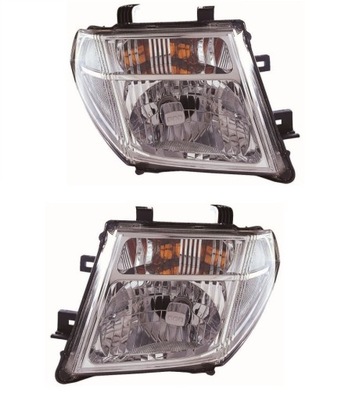 Фари nissan navara pathfinder комплект l+r фото №1