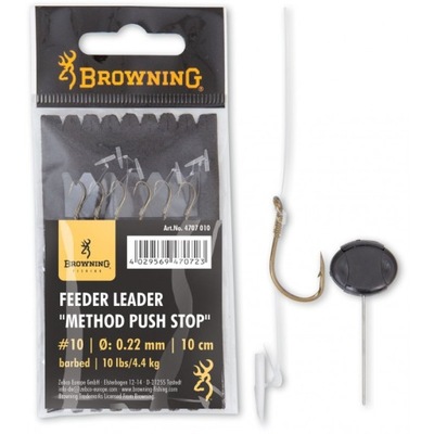 Przypony Browning F.L.M Push Stop BARBED 10cm hak 16