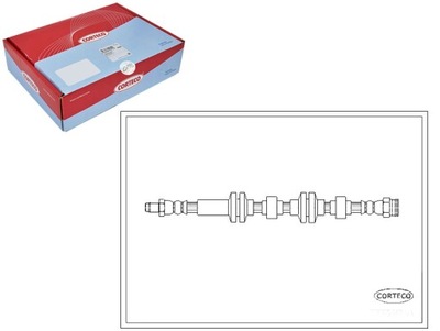 ПАТРУБОК ТОРМОЗНОЙ [CORTECO]