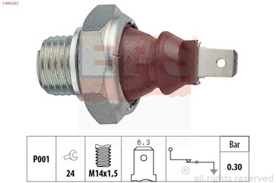 SENSOR DE PRESIÓN ACEITES OPEL CORSA 1-800-023  