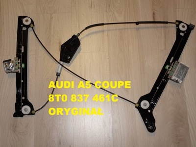 Audi a5 coupe 8t підйомник скло лівий оригінал 09- фото №1