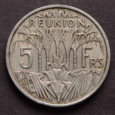 Reunion - 5 franków 1955