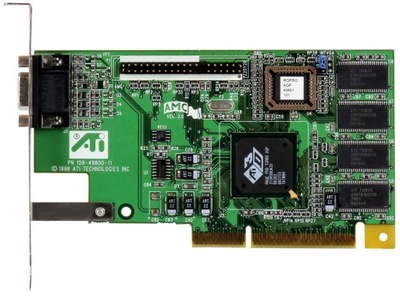ATI ATI Rage Pro Turbo AGP 109-43200-10 4MB Sgram 