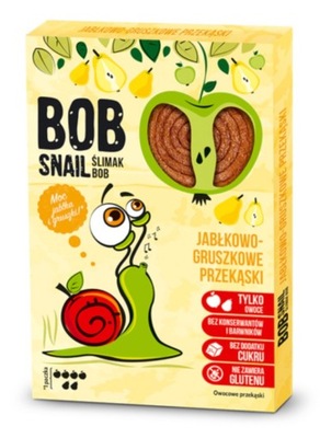BOB SNAIL Przekąska jabłko gruszka 60 g