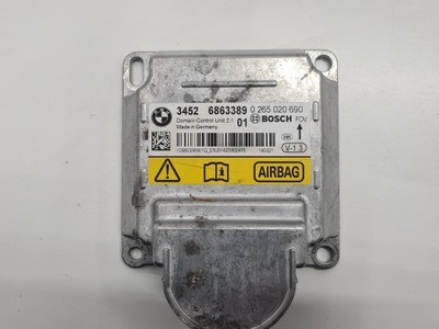 Bmw f30 f31 модуль датчик подушка безпеки 6863389 фото №1