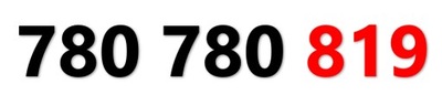 780 780 819 STARTER ORANGE ZŁOTY ŁATWY PROSTY NUMER KARTA PREPAID SIM GSM