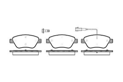 DRIVE+ КОЛОДКИ ГАЛЬМІВНІ ПЕРЕД FIAT STILO 1.2-1 6 16V 01-