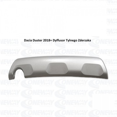 DACIA DUSTER 2018+ DYFFUSOR REAR BUMPER  