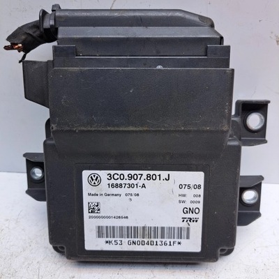 Модуль тормоза ручного vw passat b6 cc b7 3c0907801j фото №1