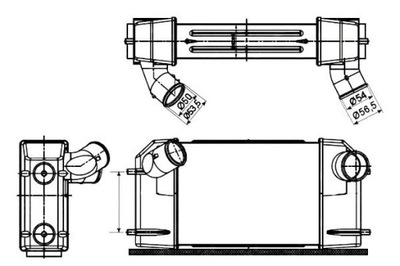 Nrf интеркулер land rover discovery фото №1