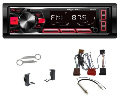 KRUGER&MATZ KM2011 RADIO CUADRO 1DIN USB BLUETOOTH AUDI A4 B5 A2 A3 A6  