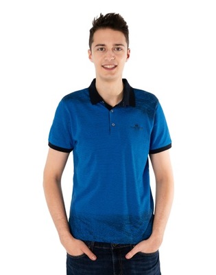 Koszulka Polo Męska Bawełniana Polówka 3367-7 XXL