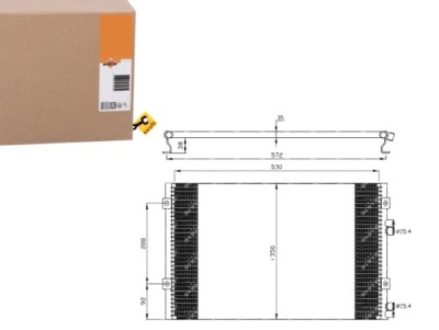 Nrf 35608 конденсатор, кондиционер фото №1