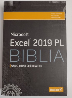 EXCEL 2019 PL BIBLIA Alexander Kusleika Walkenbach