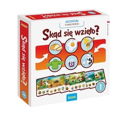 Układanka edukacyjna - Gra Skąd się wzięło? - Dla dzieci od 4 roku