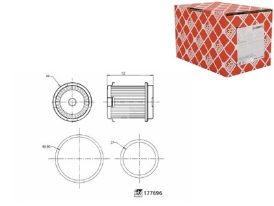 FILTER HYDRAULIKI BOX GEAR HONDA ACCORD IX ACCORD VIII CIVIC VI  