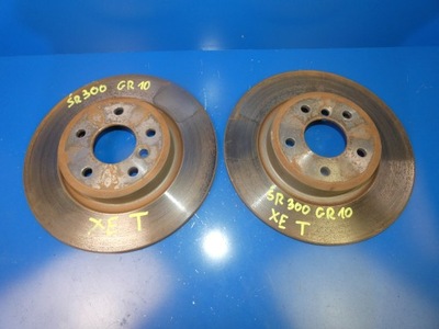 Jaguar xe x760 гальмівні диски гальмівні задня комплект фото №1