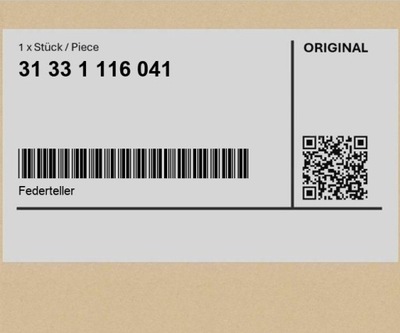 Підкладка пружини bmw 7 e23 фото №1