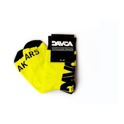 ЧОХЛИ DAVCA YELLOW ЖОВТИЙ FLUO ЧОРНИЙ 41-46