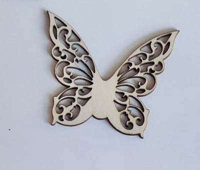 10x8cm Drewniane skrzydła - Motylkowe 4