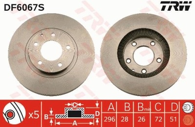 DISKU HAM. MAZDA MPV 02-05 