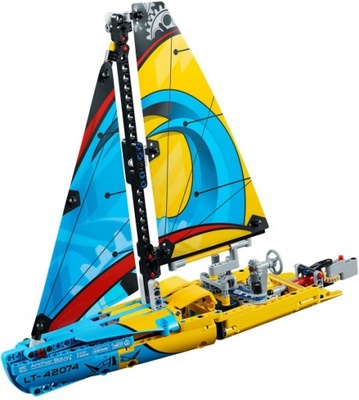 LEGO 42074 Technic Jacht wyścigowy Używane