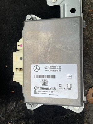 MODULE CONTROL UNIT MERCEDES W221 W216 FACELIFT 0009004800  