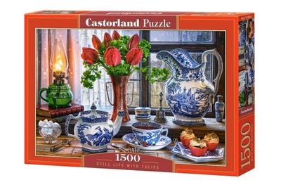 Puzzle 1500 Still Life with Tulips Castor