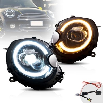 ПОВНИЙ LED (СВІТЛОДІОД) HEADLIGHT ASSEMBLY FOR МІНІ COOPER R55 R56 R57 R58 R59 2007-2013 