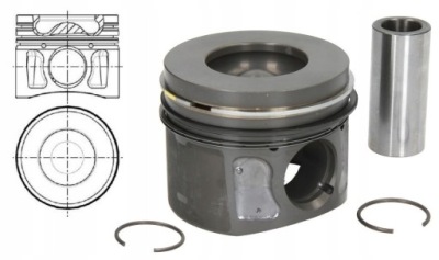 Поршень ford peugeot boxer citroen 2.2 hdi 75 mm 49 фото №1