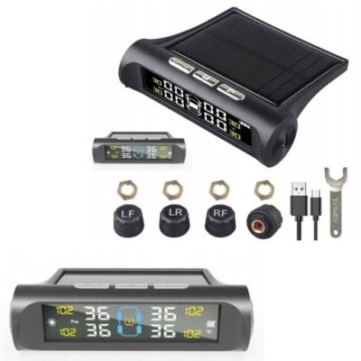 4x CZUJNIK TPMS LCD MONITORING CIŚNIENIA I TEMPERATURY OPON SMART