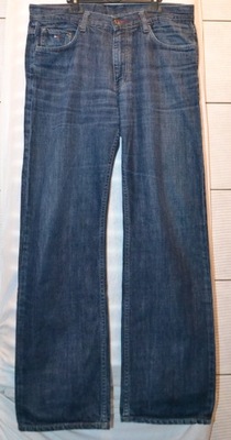 TOMMY HILFIGER Madison Denim Straight fit Jeans Spodnie Męskie W34 L36