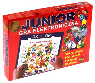 Jawa Junior gra elektroniczna Edukacyjna DZIECI