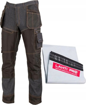 LAHTI PRO PANTALONES JEANSOWE ROBOCZE DZINSY BHP REFORZADO BHP L40528 R XXXL  