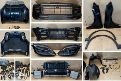 IDEALNY KPL. vorne PORSCHE CAYENNE 9Y MATRIX LIFT 24r W Farbe C9X 1