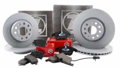 Тормозные диски тормозные колодки zimmermann - p+t bmw 4 f32 f36 370mm фото №1