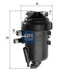 FILTRO COMBUSTIBLES FIAT OEM PIEZAS UFI 55.139.00  