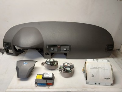 Приборная панель консоль подушка безопасности volvo c70 ii pas натяжитель датчик фото №1