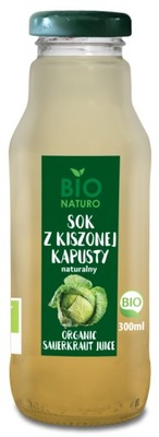 Ekologiczny sok z kiszonej kapusty 300 ml Bio Natu