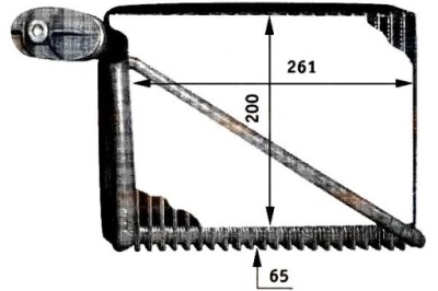 Hella испаритель кондиционера audi a4 1.6 8d2. b5 фото №1