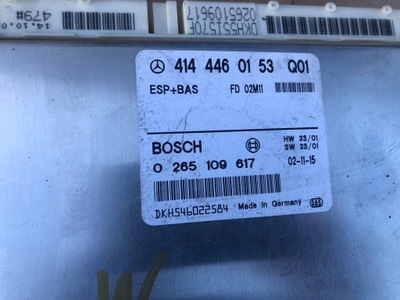 Бортовий комп'ютер esp 4144460153 mercedes w414 w168 w202 фото №1