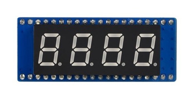 Wyświetlacz LED 4 cyfrowy 8 segmentowy moduł dla Raspberry pi Pico