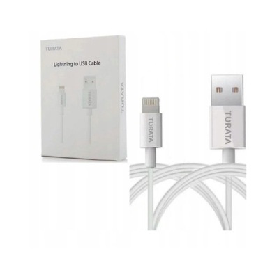 TURATA Kabel IPHONE LIGHTNING USB TO APPLE IPOD 2 szt. 30 cm + 90 cm