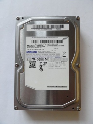 Dysk twardy SAMSUNG HD403LJ 400GB SATA II