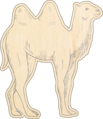 1 szt. wielbłąd grawer