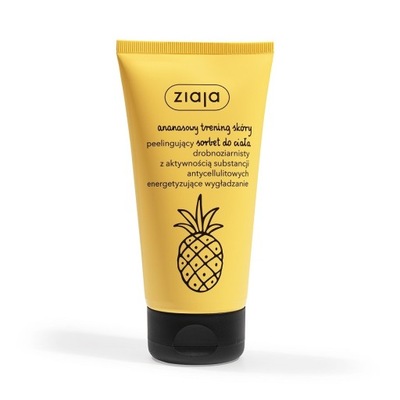 ZIAJA Ananasowy Trening peelingujący sorbet 160ml