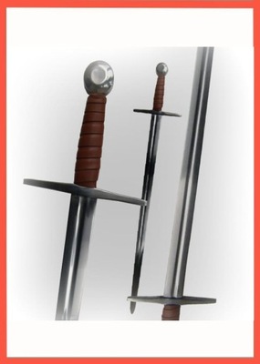 Miecz jednoręczny kuty do walki dat XIV - XV w